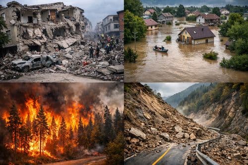 ბუნებრივი კატაკლიზმები — მიზეზები, სახეობები და ზეგავლენა გარემოზე